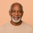 Portrait of a man with a short white beard