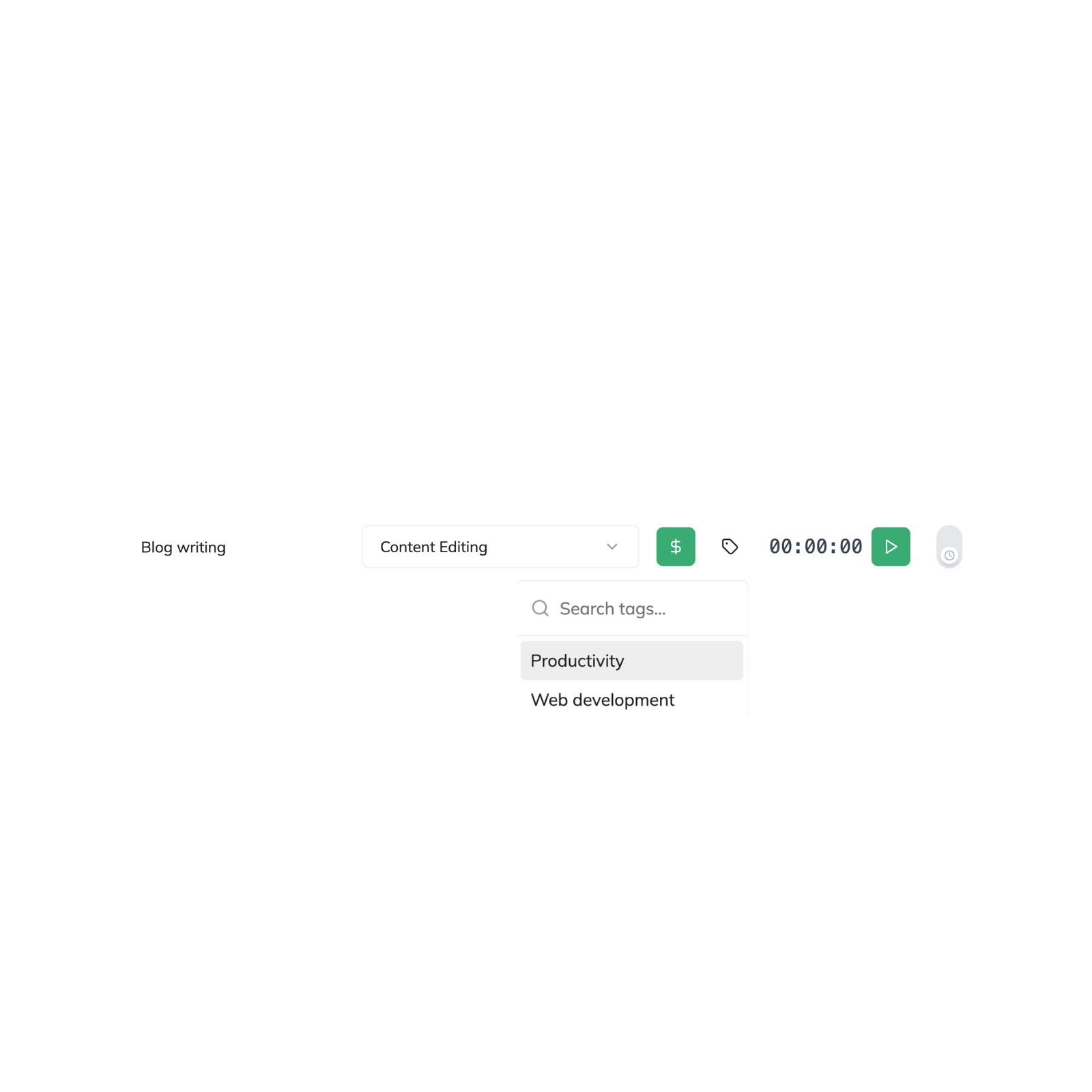 Professional consultant reporting and client billing interface